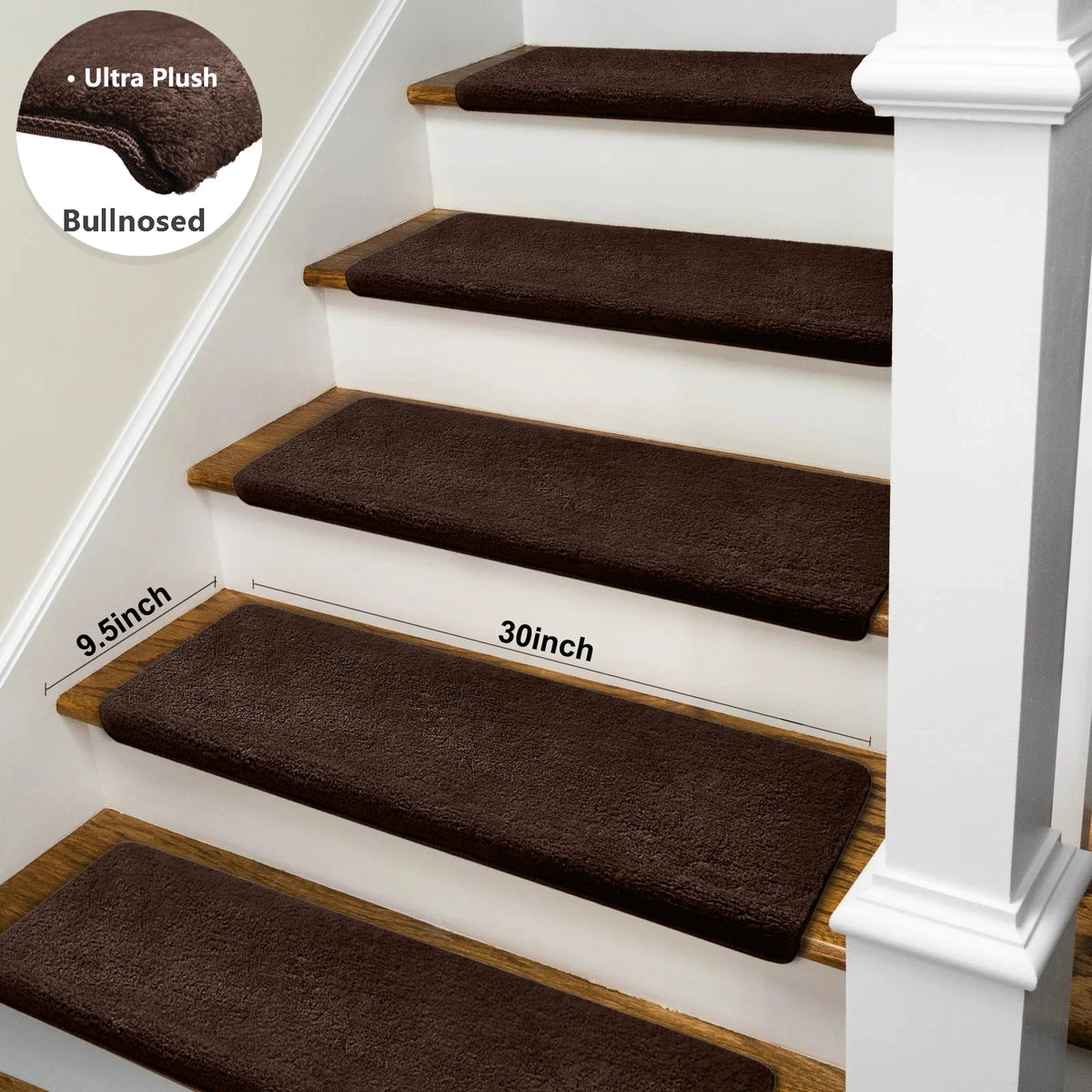 Non-Slip Washable Carpet Stair Treads for Safer Steps