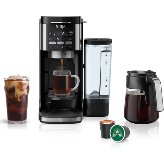 Ninja | Drip Coffee Maker   DualBrew Pro Hot & Iced Coffee   Compatible with K-Cup Pods