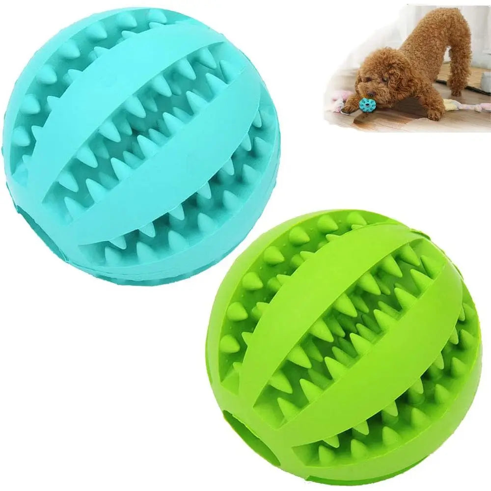 Nontoxic Bite Resistant Dog Toy Ball With Treat Dispenser