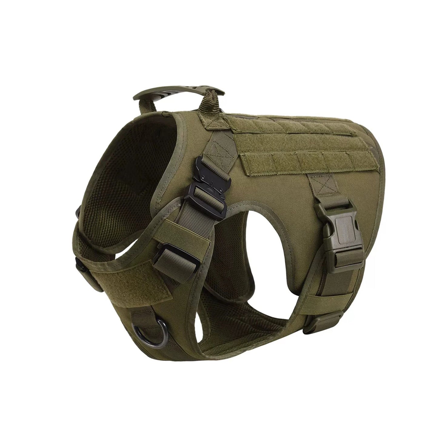 Shandong Nylon Tactical Dog Harness With Molle Pouches