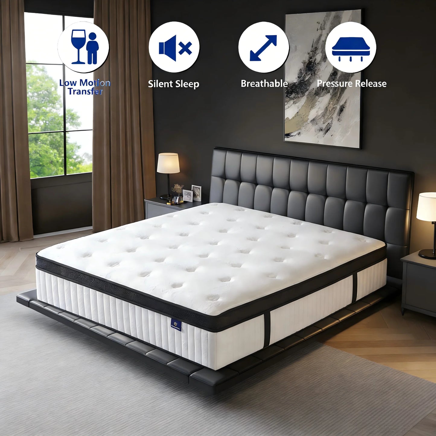 Medium Firm Hybrid Mattress With Pocket Springs