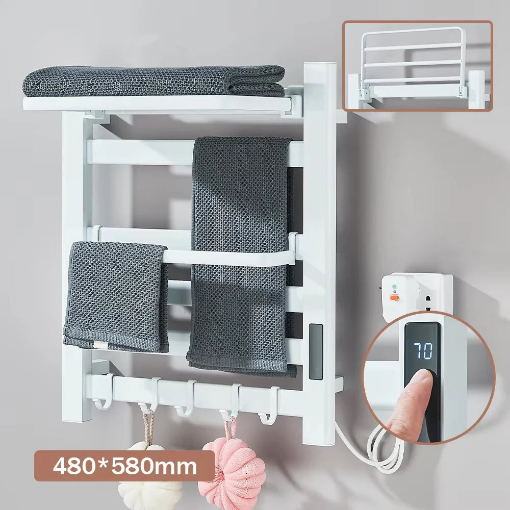 Onyzpily Heated Towel Rack With Display 304 Stainless