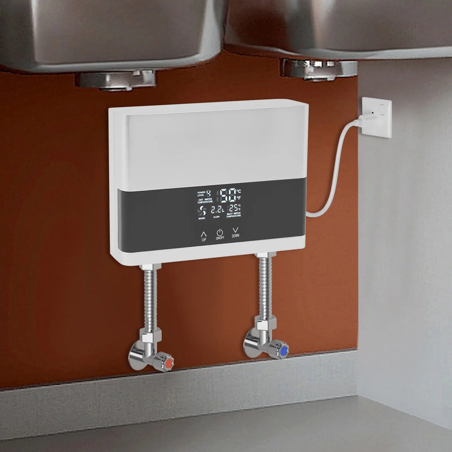 Sweetmile 110V 4000W Mini Electric Water Heater With Remote