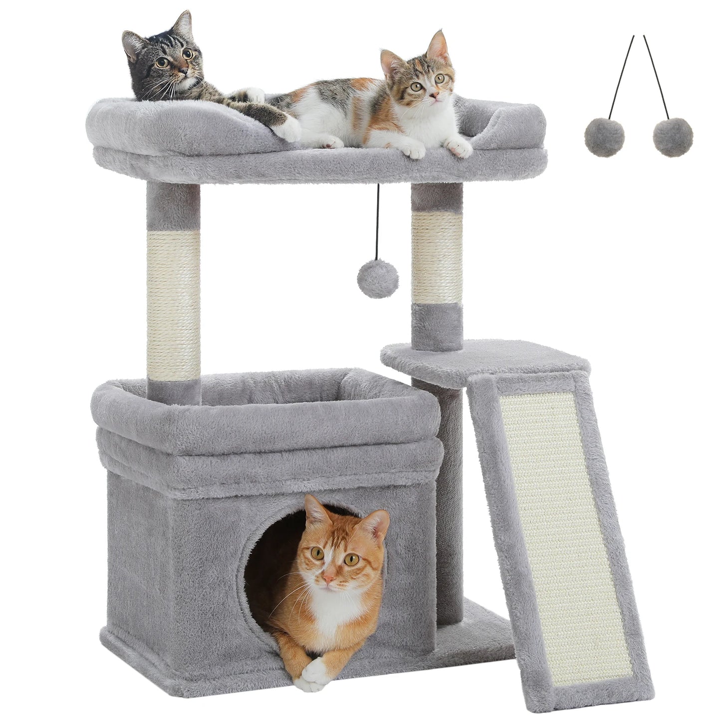 PAWZ Road Small Cat Tree Indoor Tower Scratching Post