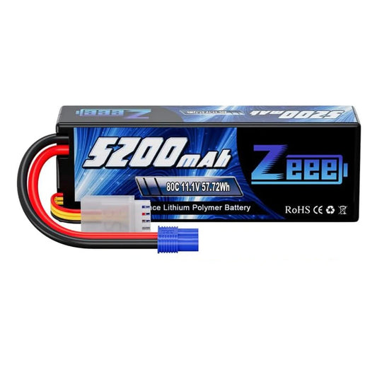 Zeee Hardcase LiPo Battery With Deans Plug For RC Cars