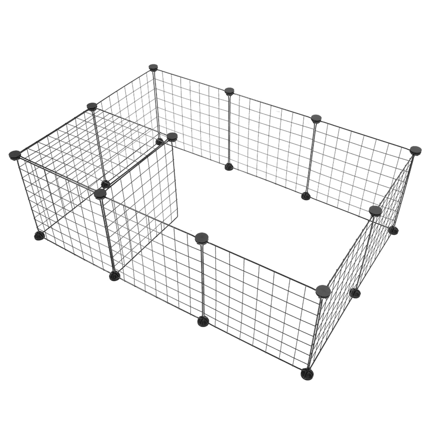 Pet Playpen Small Animal Cage Indoor Portable Metal Fence