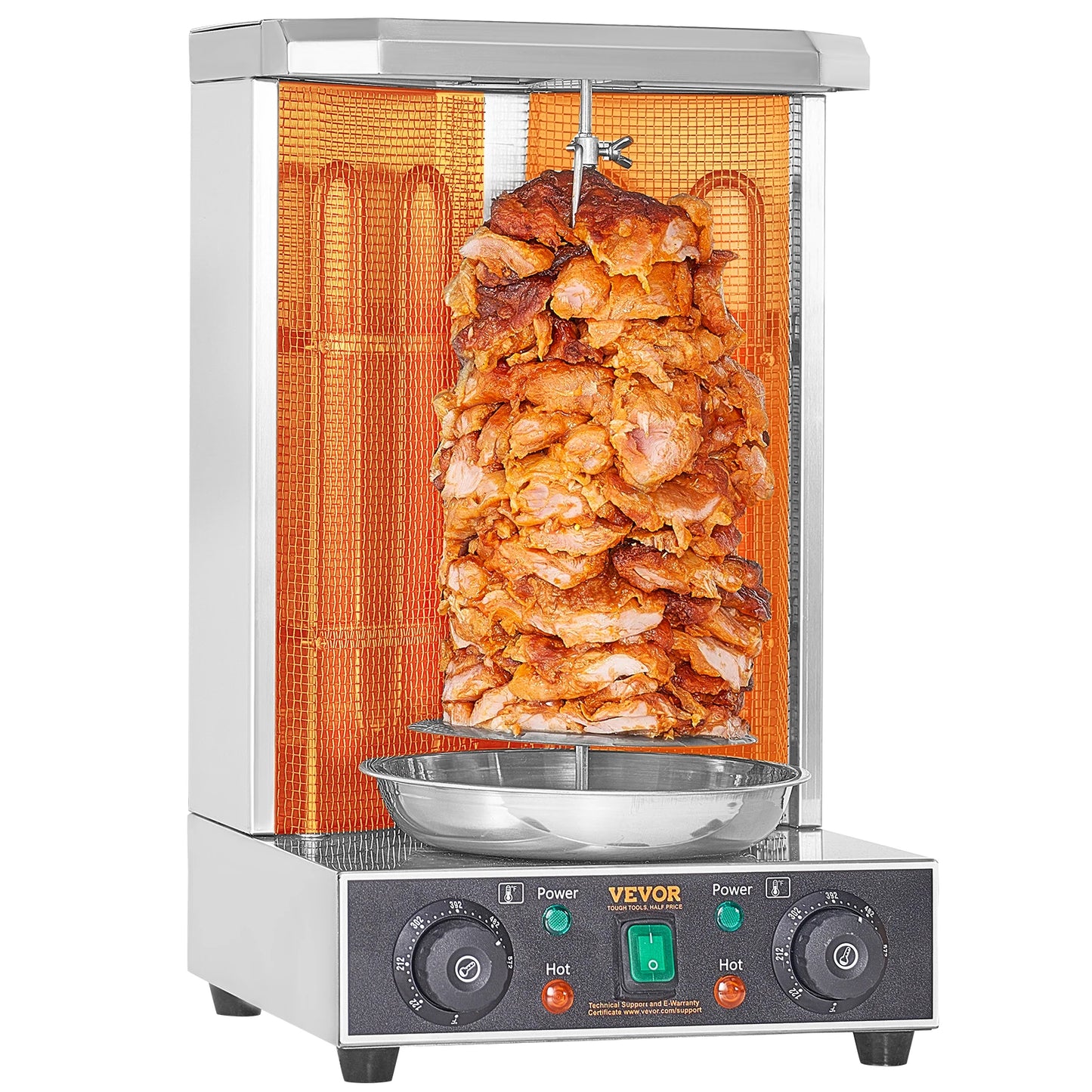 SucceBuy Shawarma Grill Machine 13lbs Vertical Rotisserie