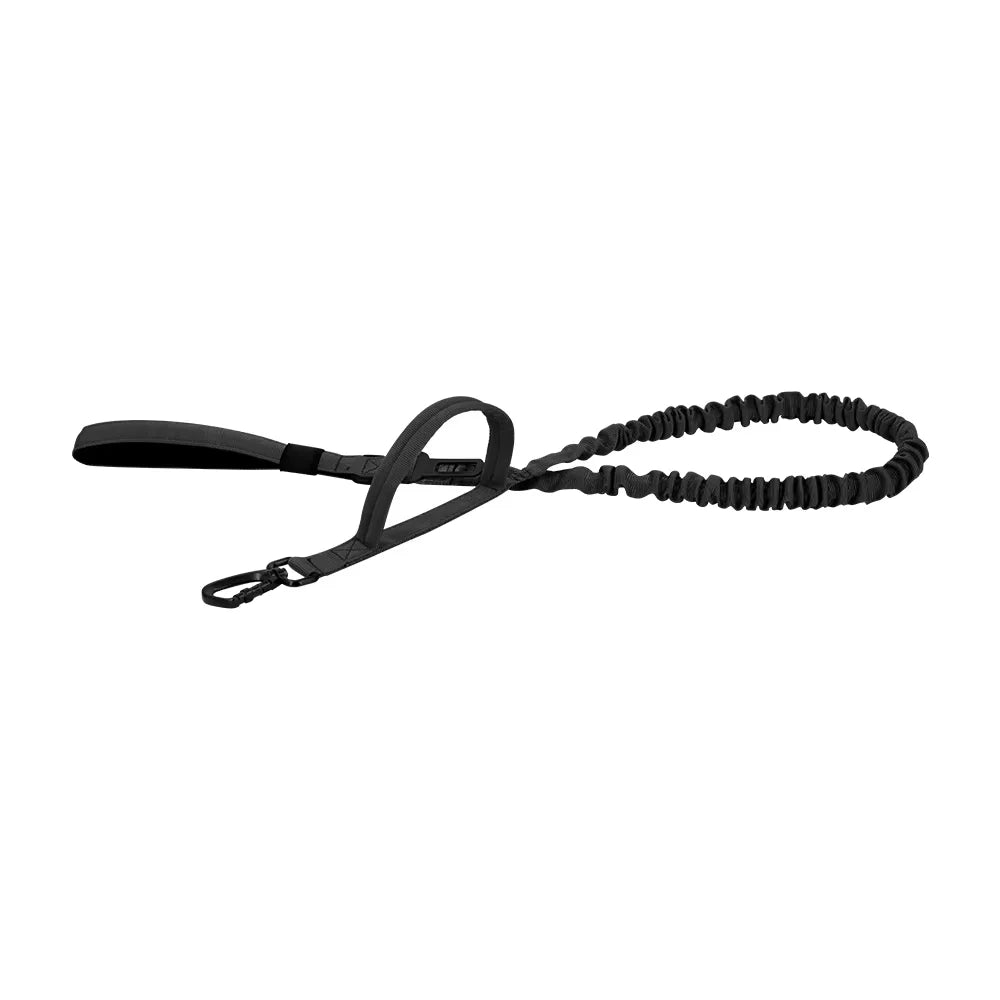 Military Dog Leash With Elastic Rope And Quick Release
