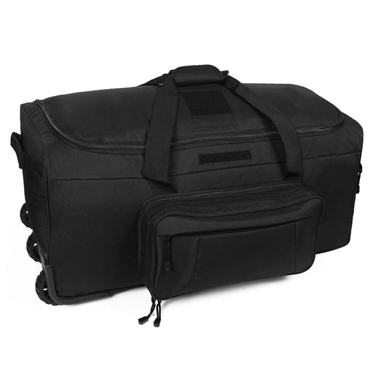 Q Tactical Rolling Duffel Bag Heavy Duty Luggage