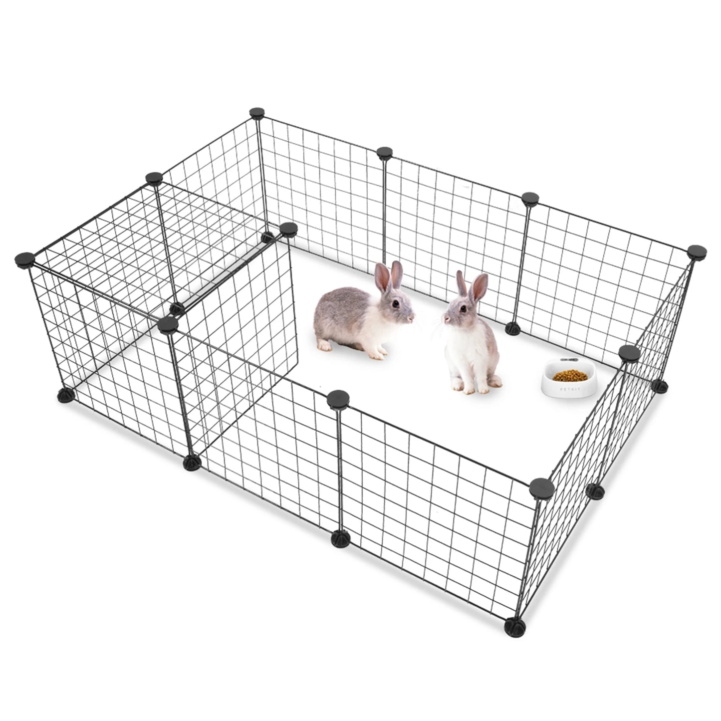Pet Playpen Small Animal Cage Indoor Portable Metal Fence