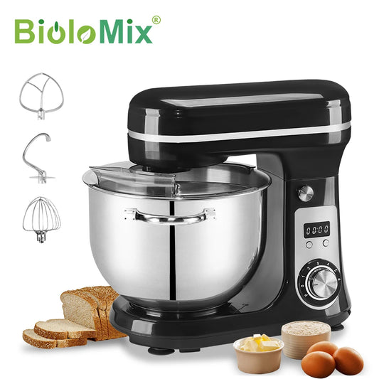Biolomix Kitchen Stand Mixer 1200W Quiet Motor