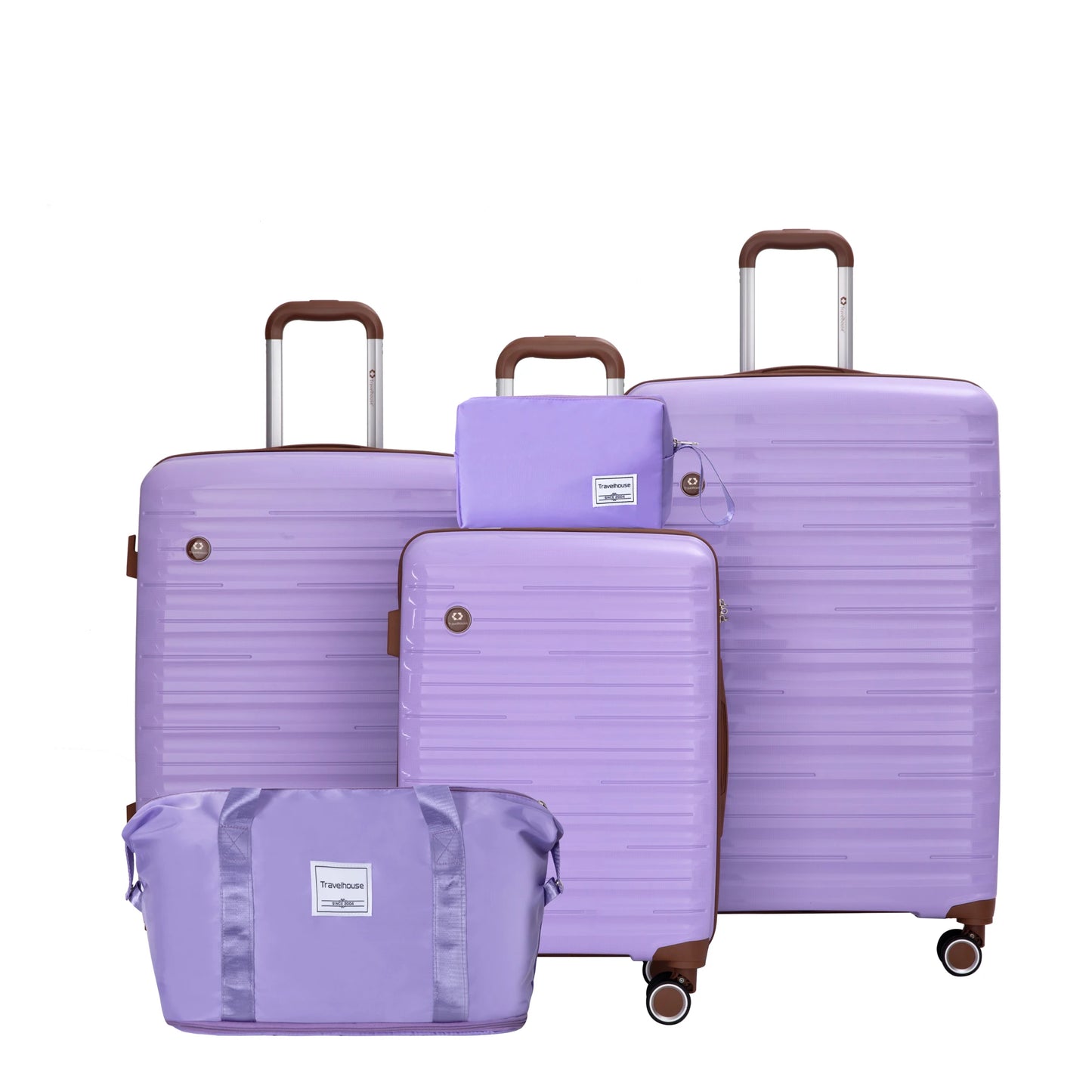 Travelhouse Luggage Set 3 Piece Spinner Wheels TSA Lock