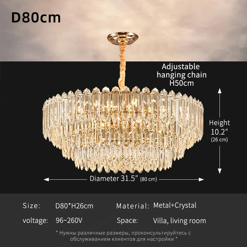 Ludovica Modern LED Ceiling Hanging Lamp Chandelier