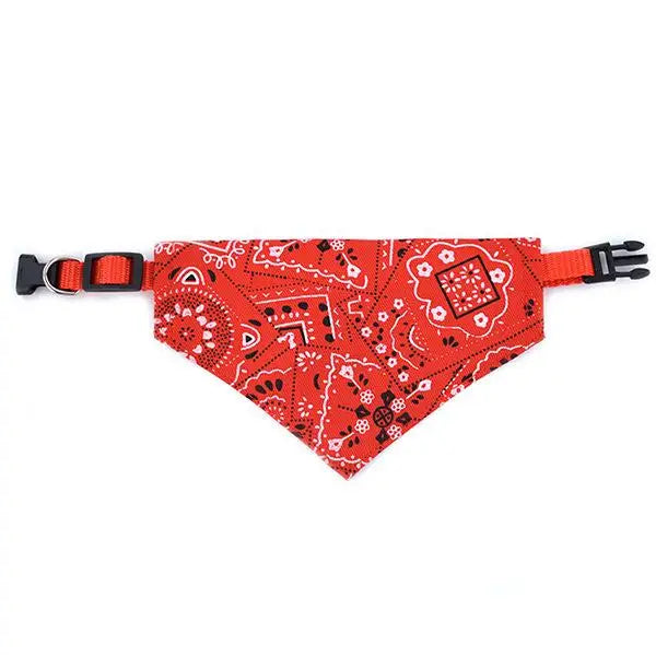 Cat Collar Adjustable Necktie Scarf Bandana For Pets
