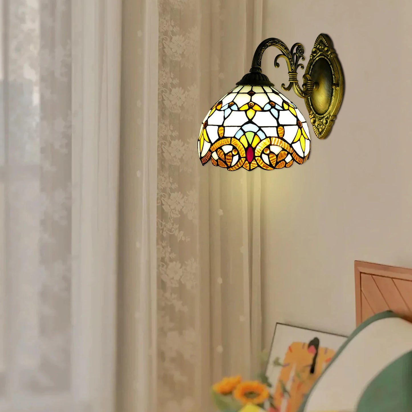 Vintage Dome Wall Lamp For Living Room Staircase