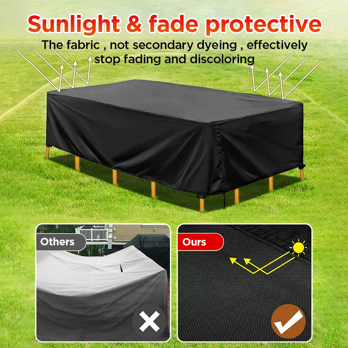 Garprovwm Waterproof Outdoor Patio Furniture Cover