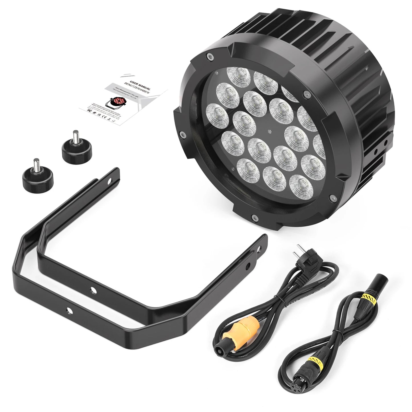 U'King 6in1 RGBWA UV LED Par Light DMX512 DJ Stage