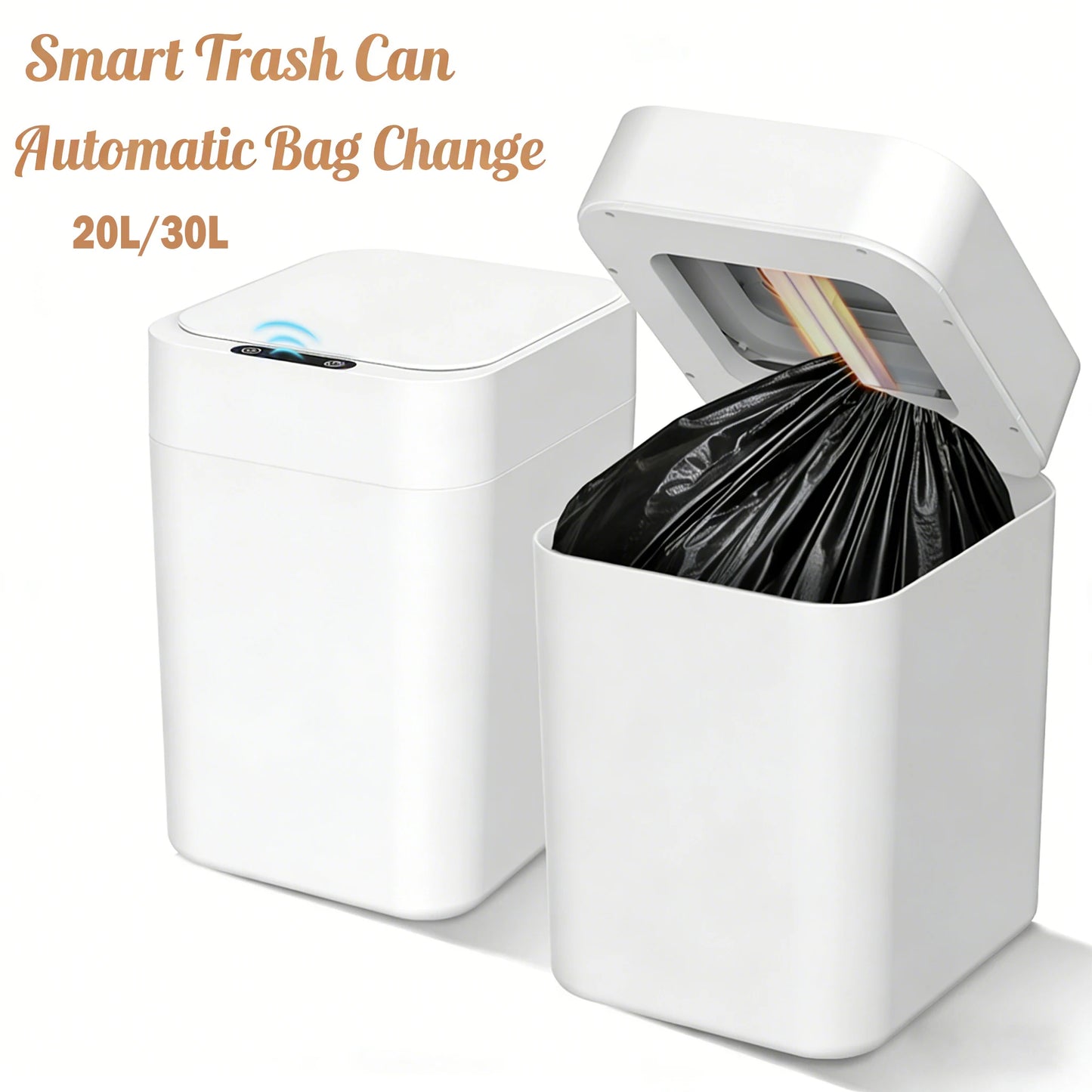 Automatic Self Bagging Motion Sensor Trash Bin