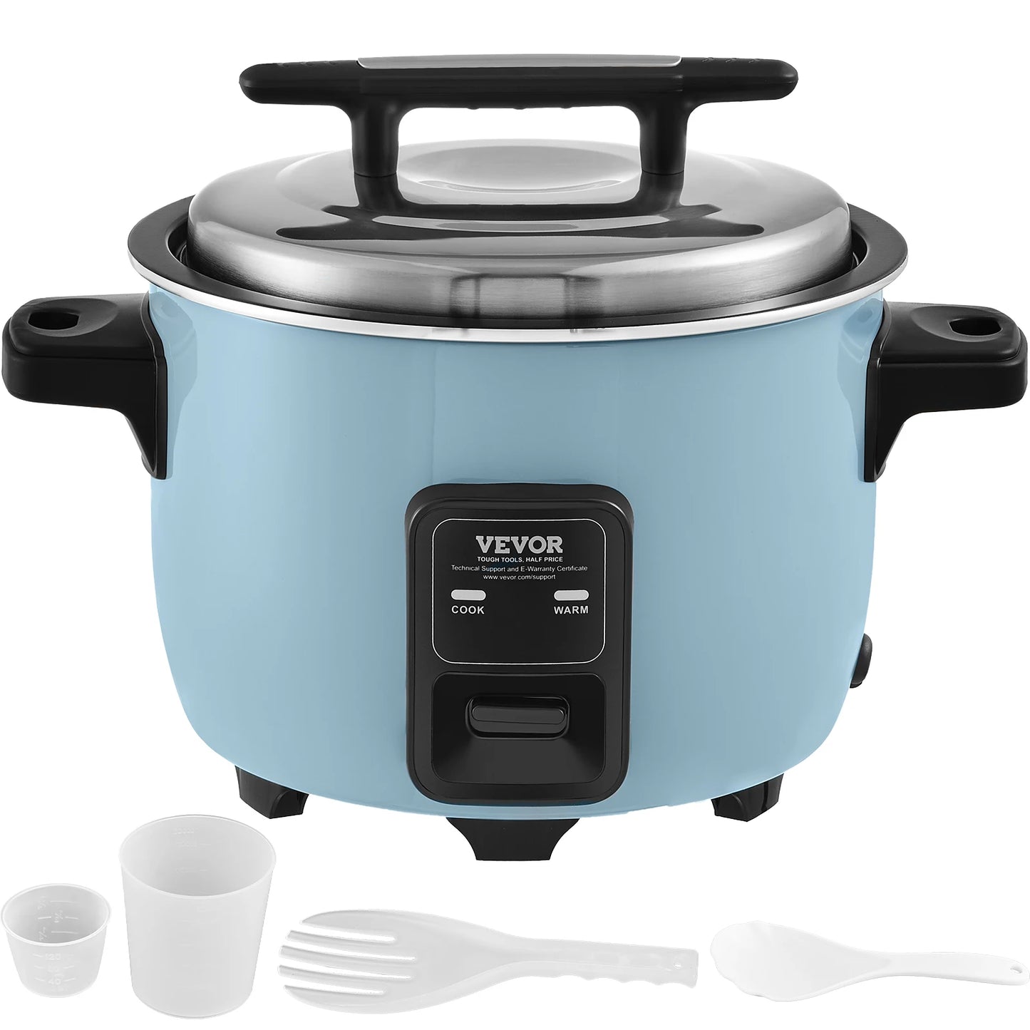 VEVOR Rice Cooker With Aluminum Nonstick Inner Pot Buffet