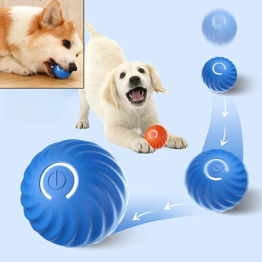 Dog Ball Automatic Moving Bouncing Rolling Ball USB Chew Toy