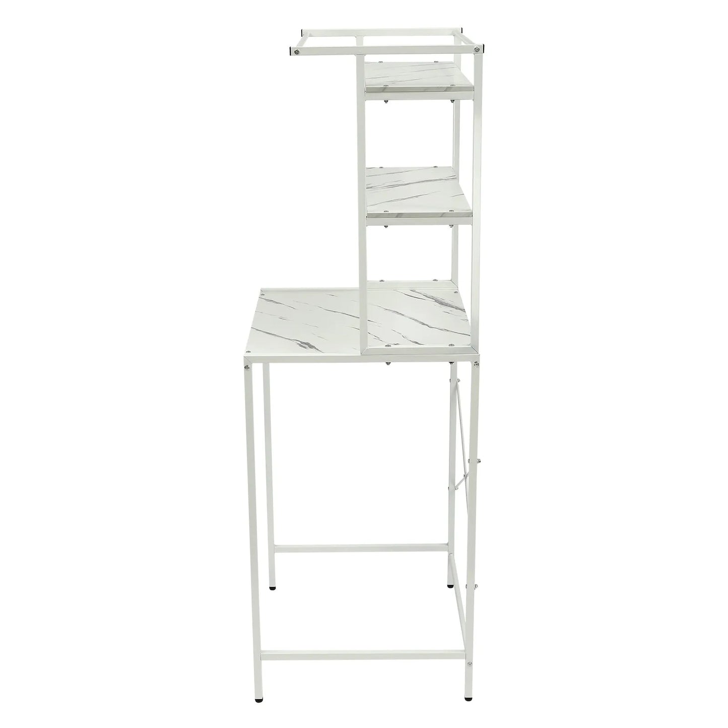 Three-Tier Over Washer Storage Shelf for Towels and Clothes