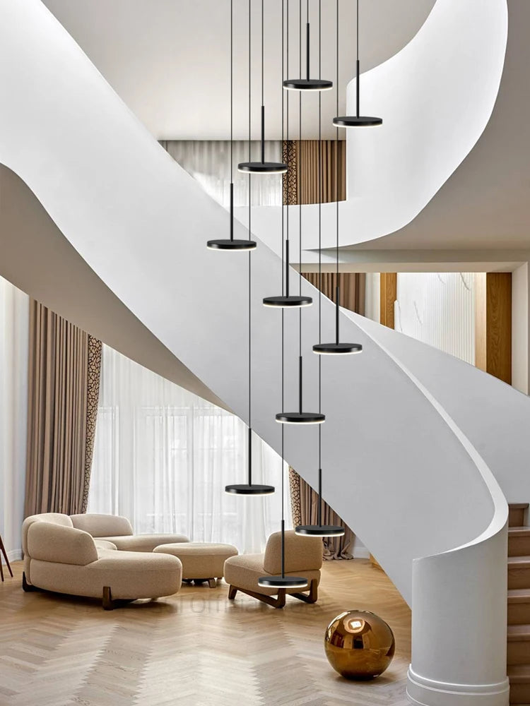 CAMPEGGI LED Circular Chandelier For Living Room