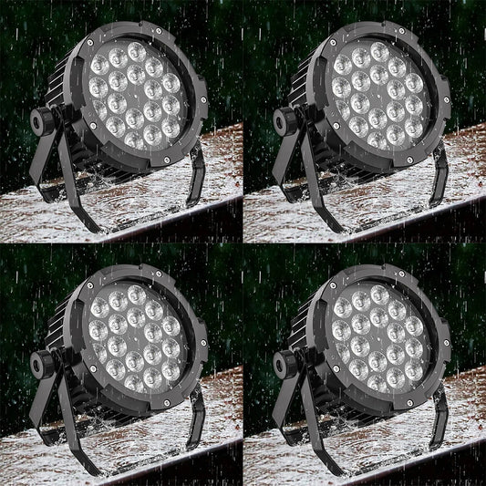 U'King 6in1 RGBWA UV LED Par Light DMX512 DJ Stage