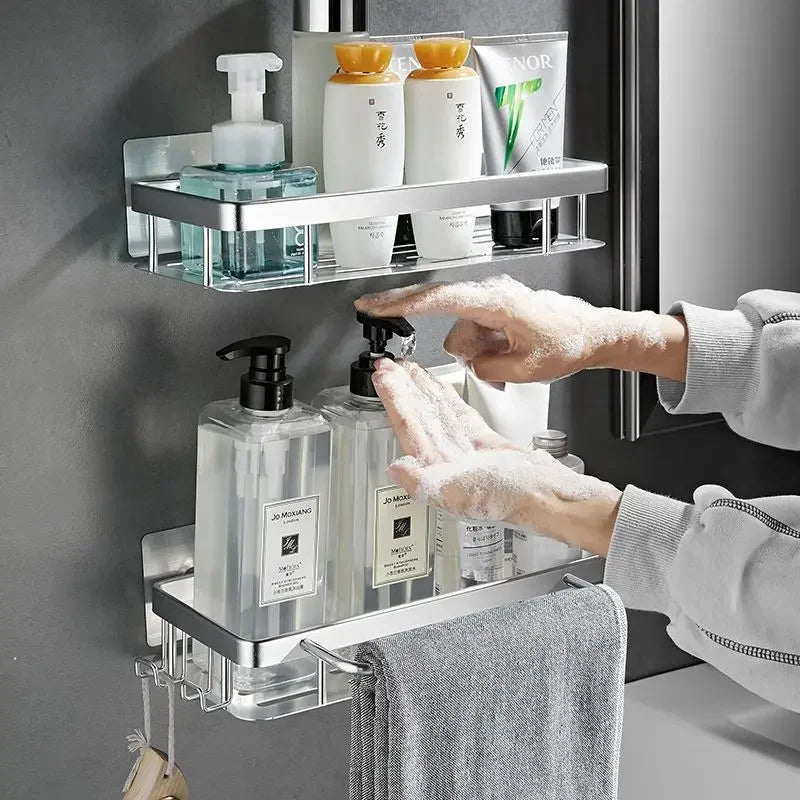 COBASPORT Aluminum Bathroom Shelf Shower Organizer