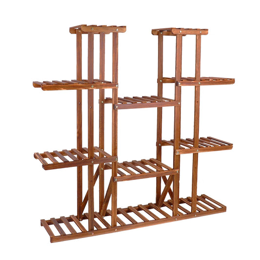 Wisfor Wooden Plant Shelf Indoor Outdoor MultiTier Stand