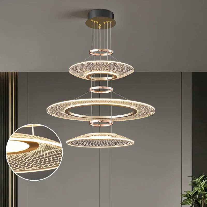 Yingxuan LED Living Room Pendant Light Ceiling Chandelier