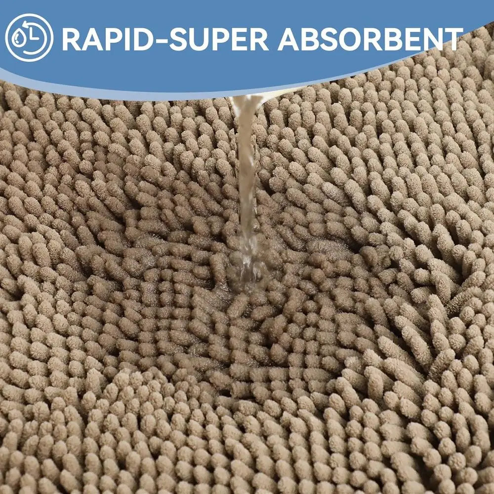 Non Slip Microfiber Bath Rug With Quick Drying Washable