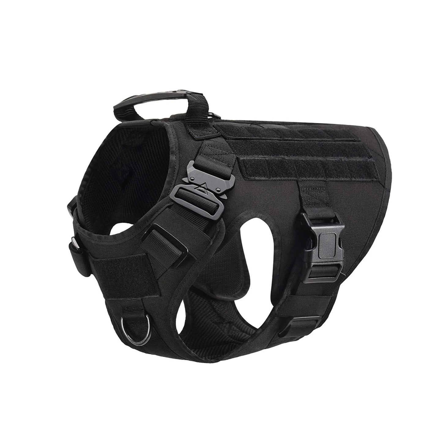 Shandong Nylon Tactical Dog Harness With Molle Pouches