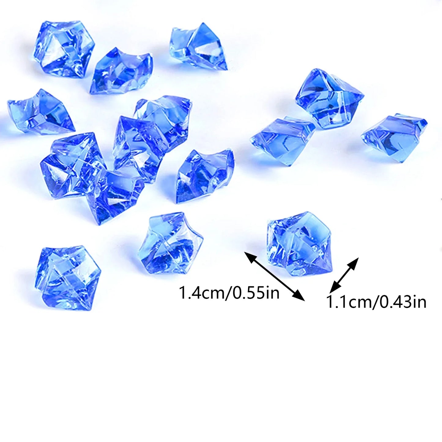 Crystal Clear Crushed Ice Stones For Vase Filler Decor