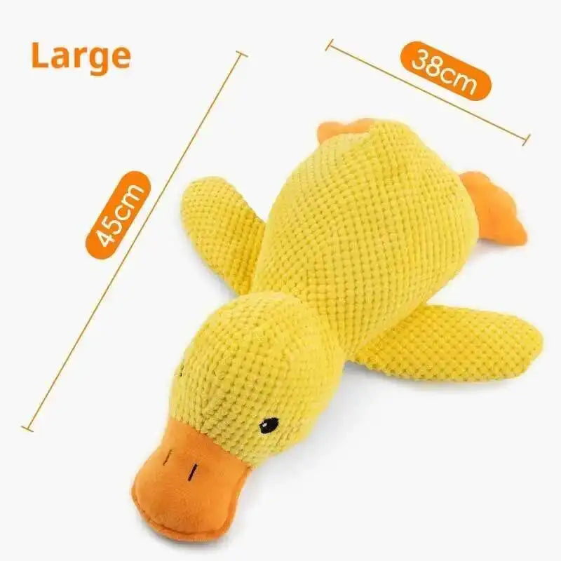 Squeaky Plush Duck Dog Bite Resistant Chew Toy