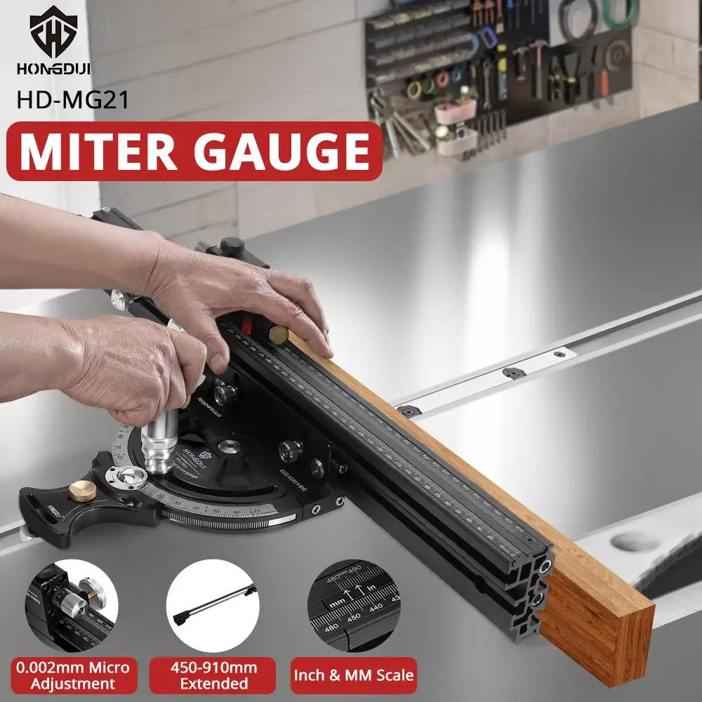 Nasum DIY Supplies HD-MG21 Miter Gauge 0-70 Degree Fence