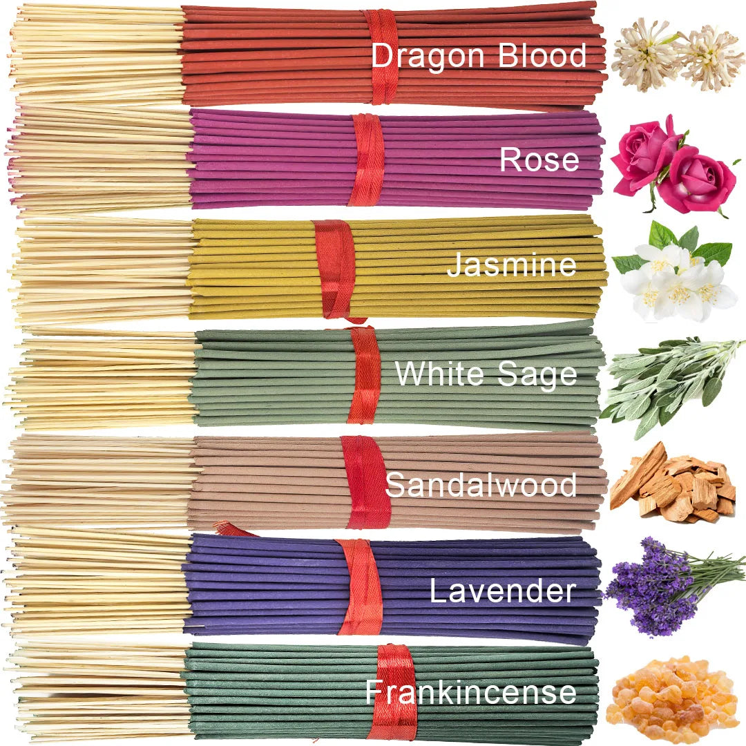 Assorted Fragrance Incense Sticks Lavender Jasmine Rose