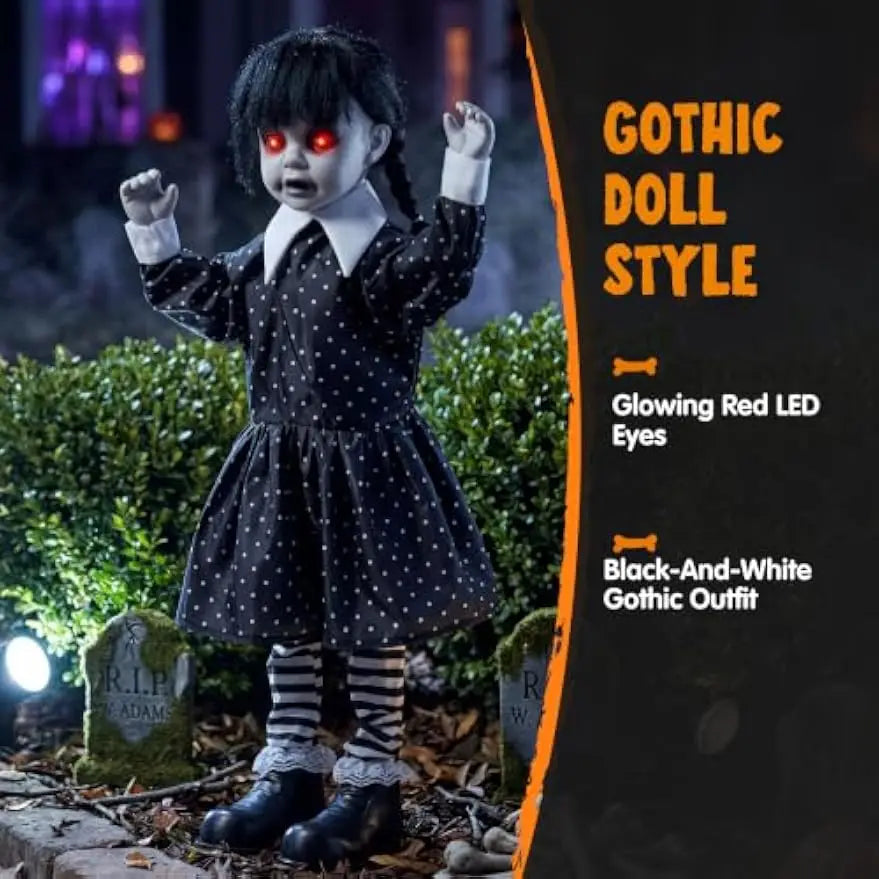 Joyfy Sound Activated Halloween Ghost Yard Decoration
