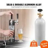 SucceBuy CO2 Tank Aluminum Cylinder CGA320 Valve