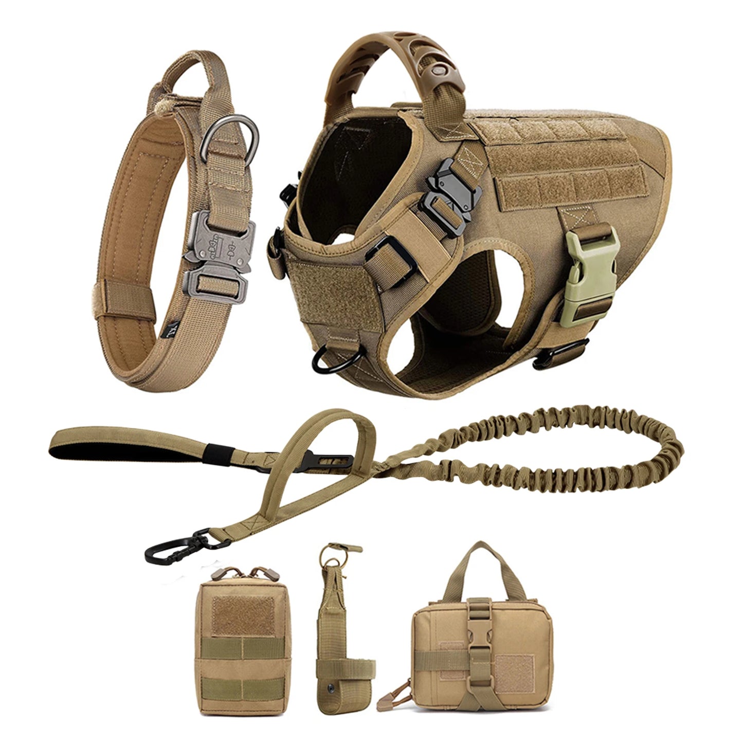 Dog Harness And Leash Set For Walking And Training