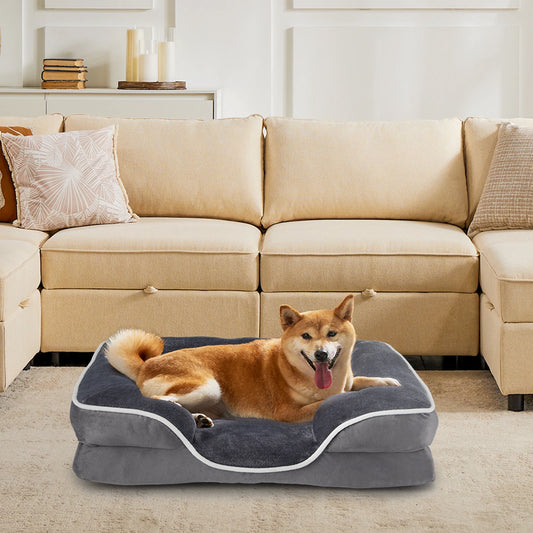 JHK Orthopedic Dog Bed Memory Foam For Small Dogs Cats