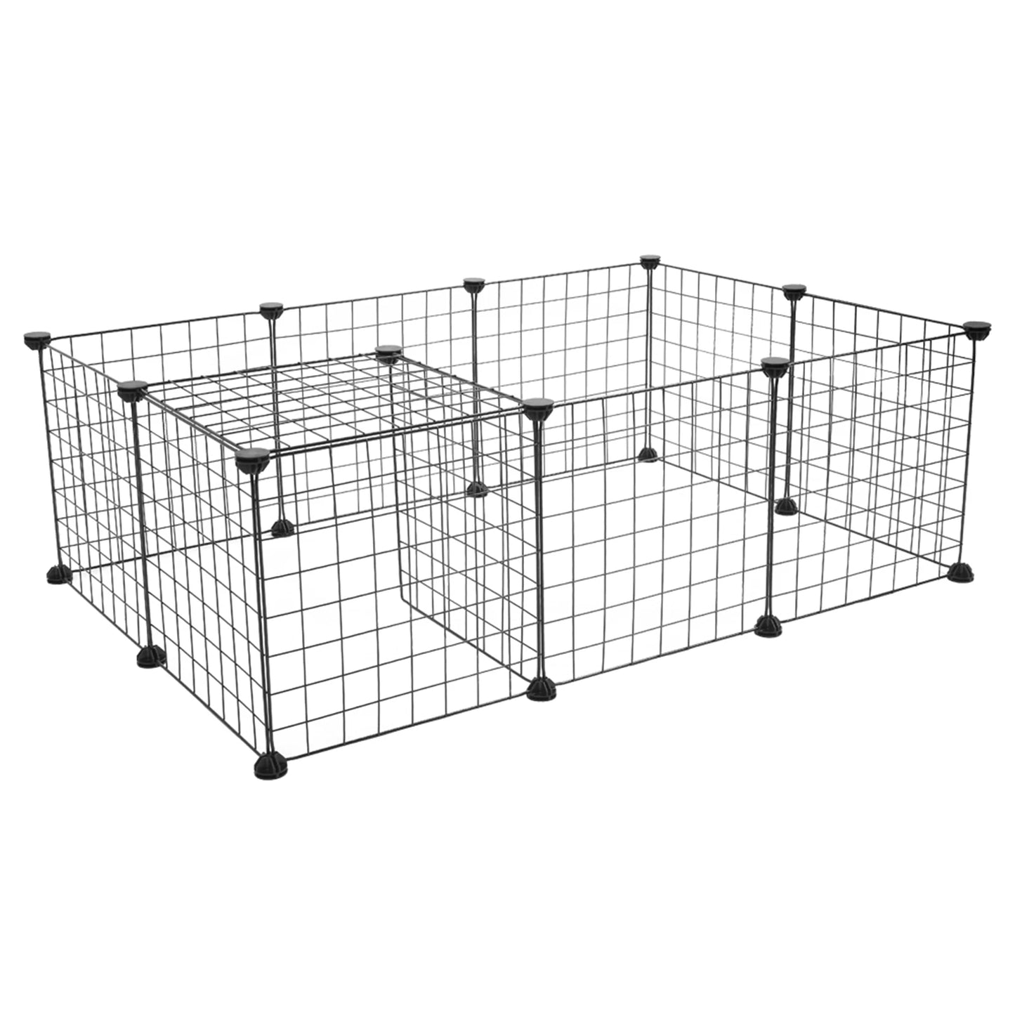 Pet Playpen Small Animal Cage Indoor Portable Metal Fence