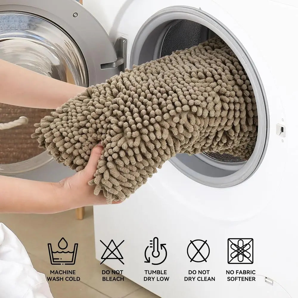 Non Slip Microfiber Bath Rug With Quick Drying Washable