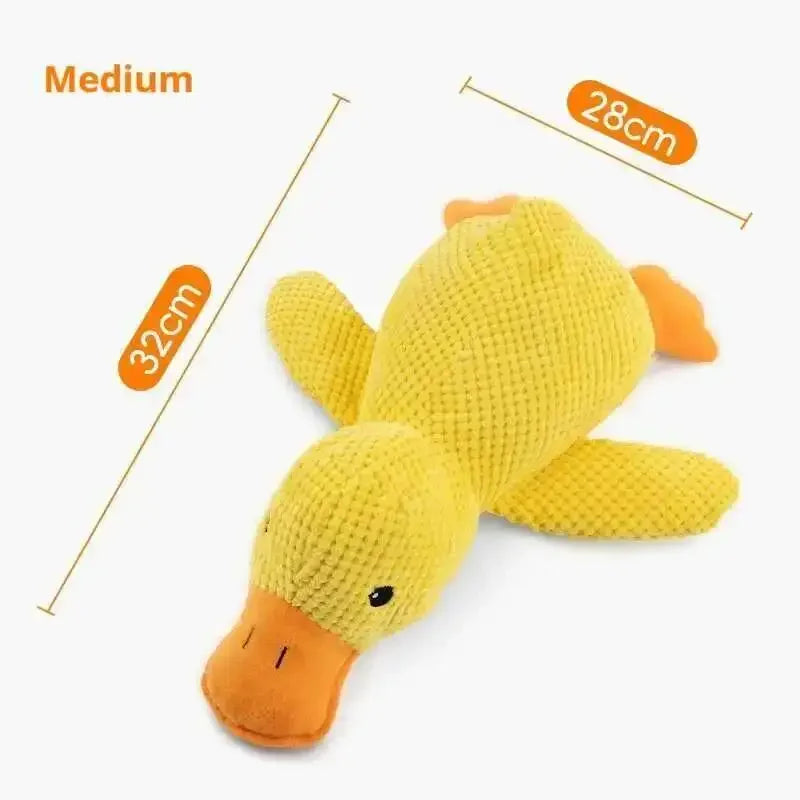 Squeaky Plush Duck Dog Bite Resistant Chew Toy