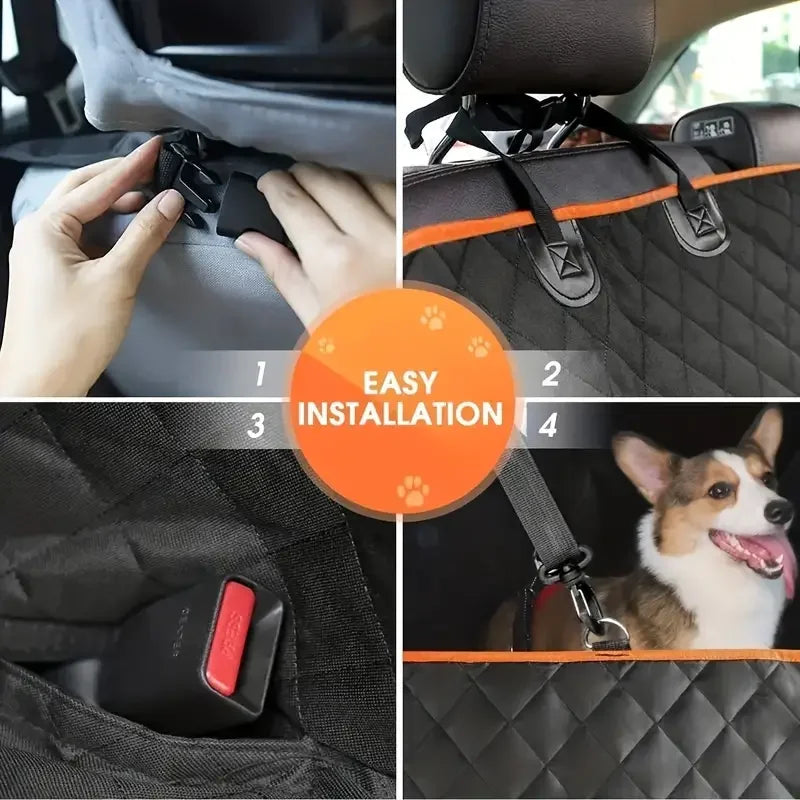 Dog Car Seat Cover Waterproof Hammock Nonslip Back Seat