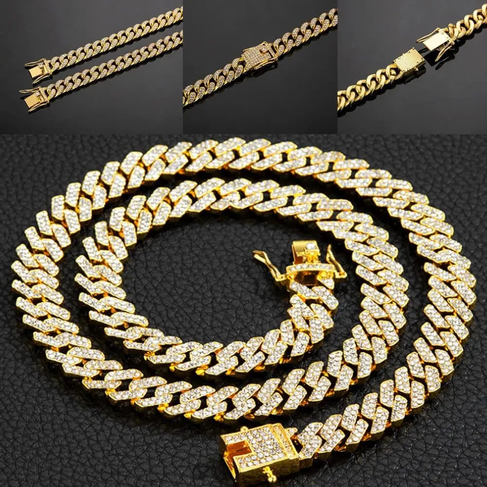 Cuban Chain Stainless Steel Dog Collar