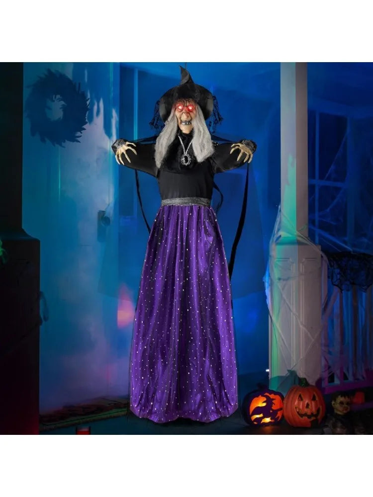 Joyfy Animated Talking Witch Halloween Decoration
