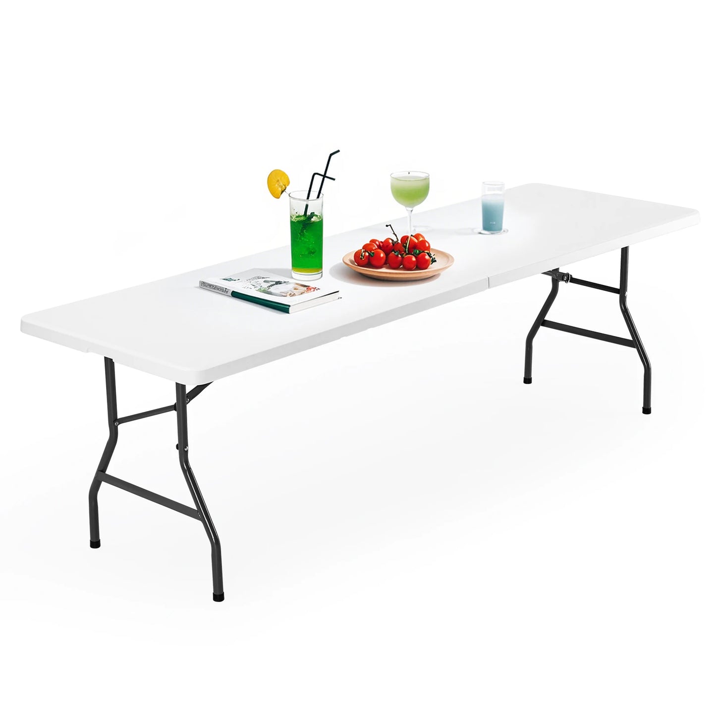 JHK Portable Folding Table Outdoor Heavy Duty Carry Handle