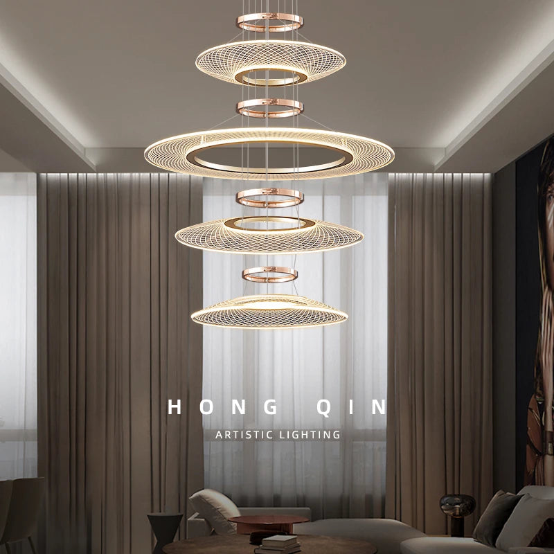Yingxuan LED Living Room Pendant Light Ceiling Chandelier