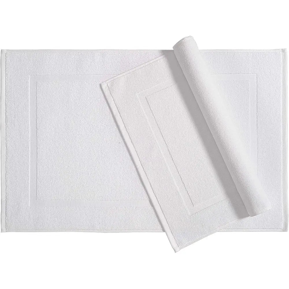 Cotton Absorbent Bath Mats 6 Pack Machine Washable