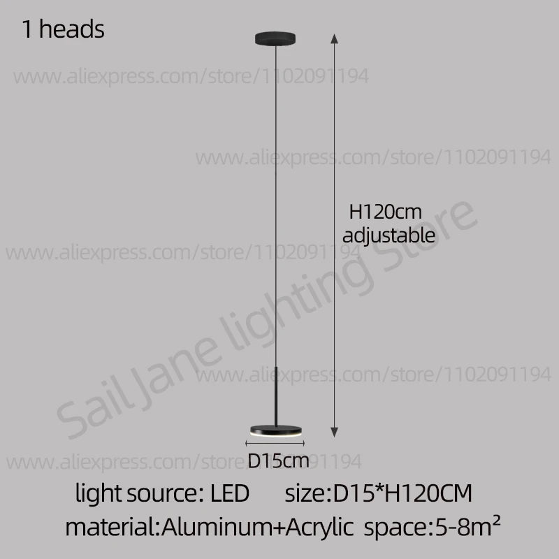 CAMPEGGI LED Circular Chandelier For Living Room